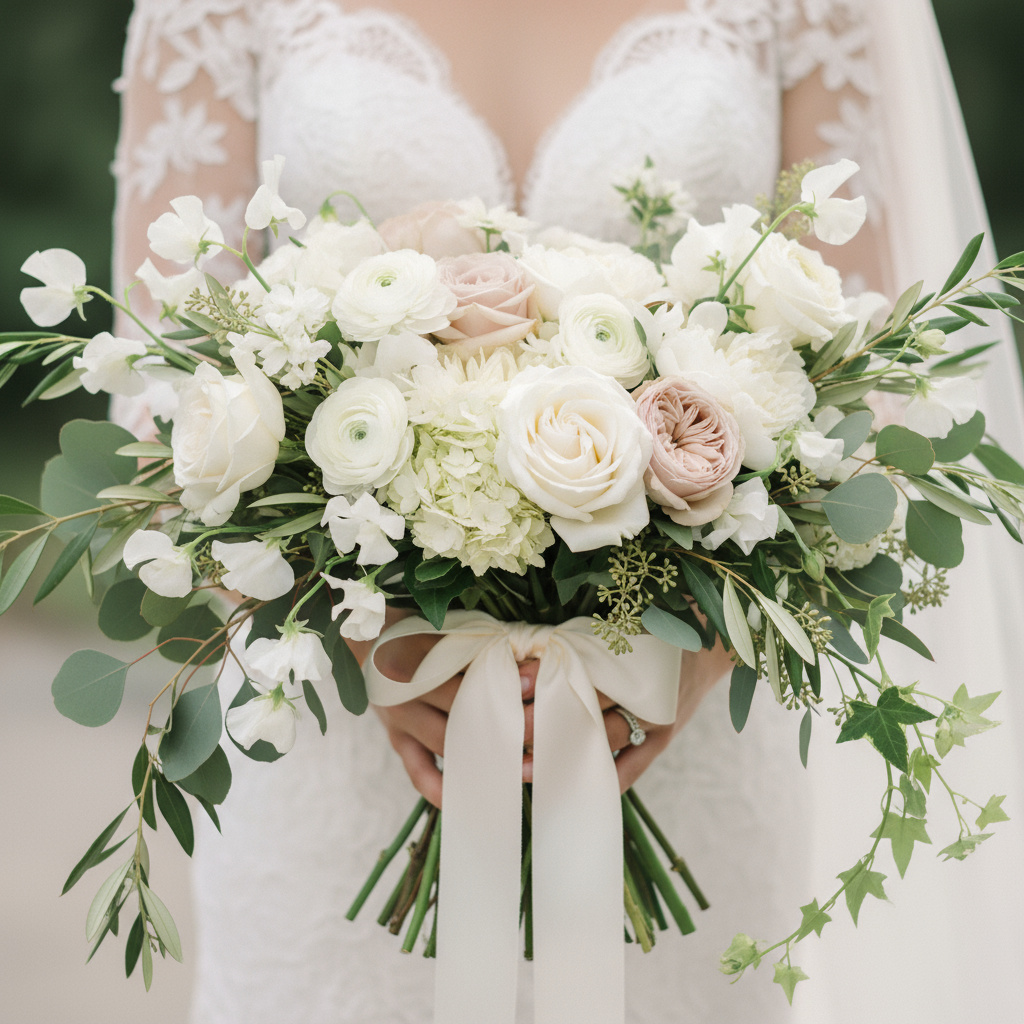 Stunning bridal bouquet